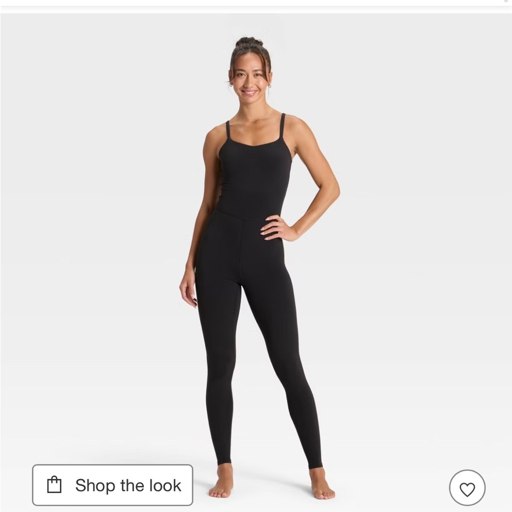 All in Motion Black Leggings Jumpsuit